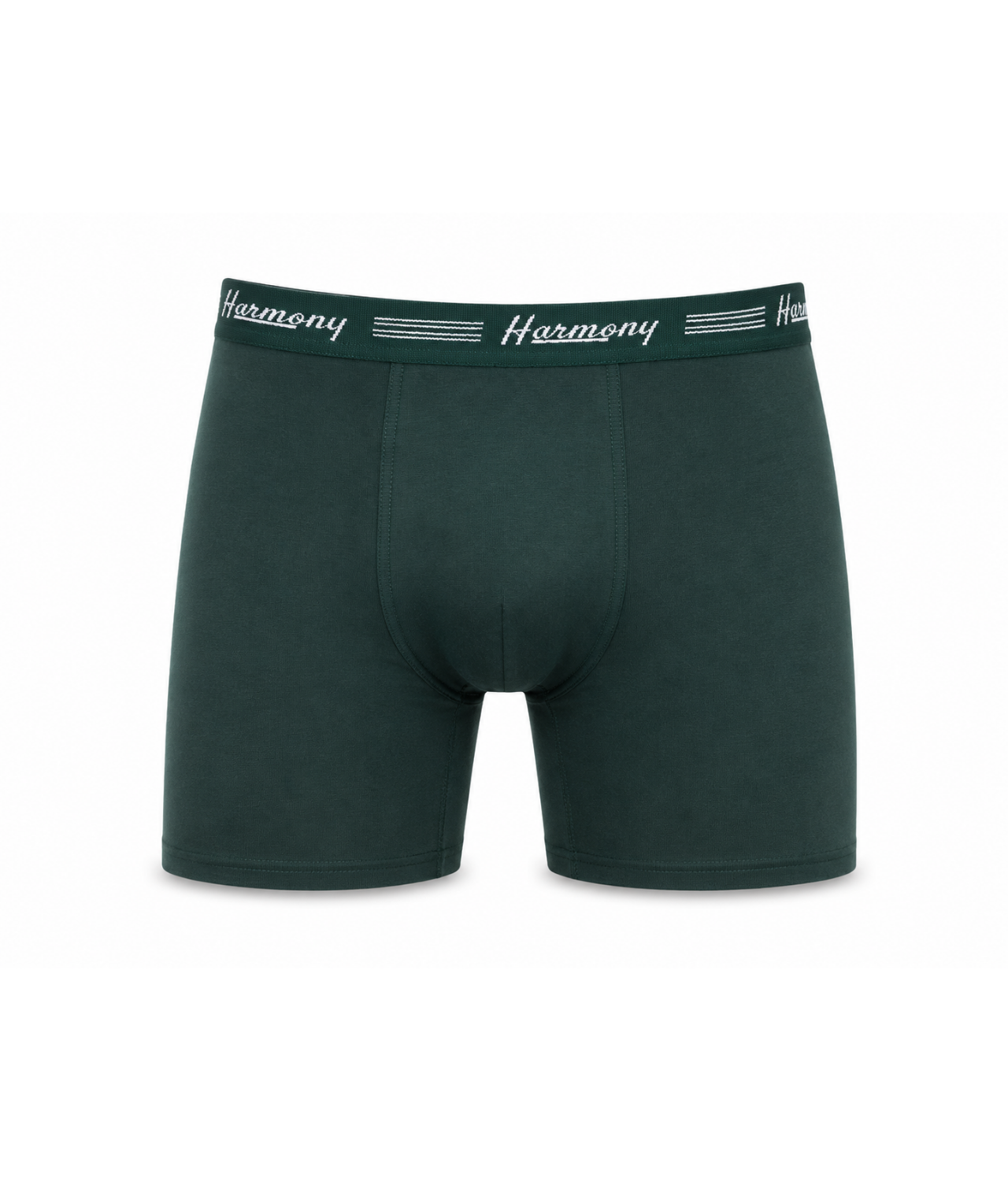 Cueca Boxer Long Leg Cotton Verde Harmony