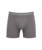 Cueca Boxer Long Leg Poliéster Chumbo Harmony