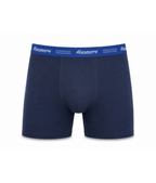 Cueca Boxer Long Leg Poliéster Azul Harmony