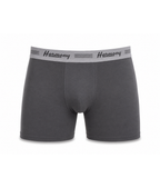 Cueca Boxer Long Leg Cotton Chumbo Harmony