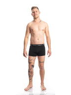 Cueca Boxer Cotton Preta Harmony