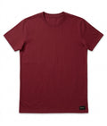 Camiseta Algodão Etiqueta Bordô Harmony