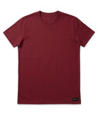 Camiseta Algodão Etiqueta Bordô Harmony