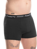 Cueca Boxer Poliéster Preta Harmony
