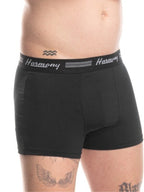 Cueca Boxer Cotton Preta Harmony