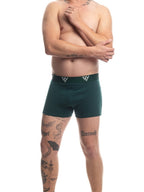 Cueca Boxer Cotton Verde Harmony