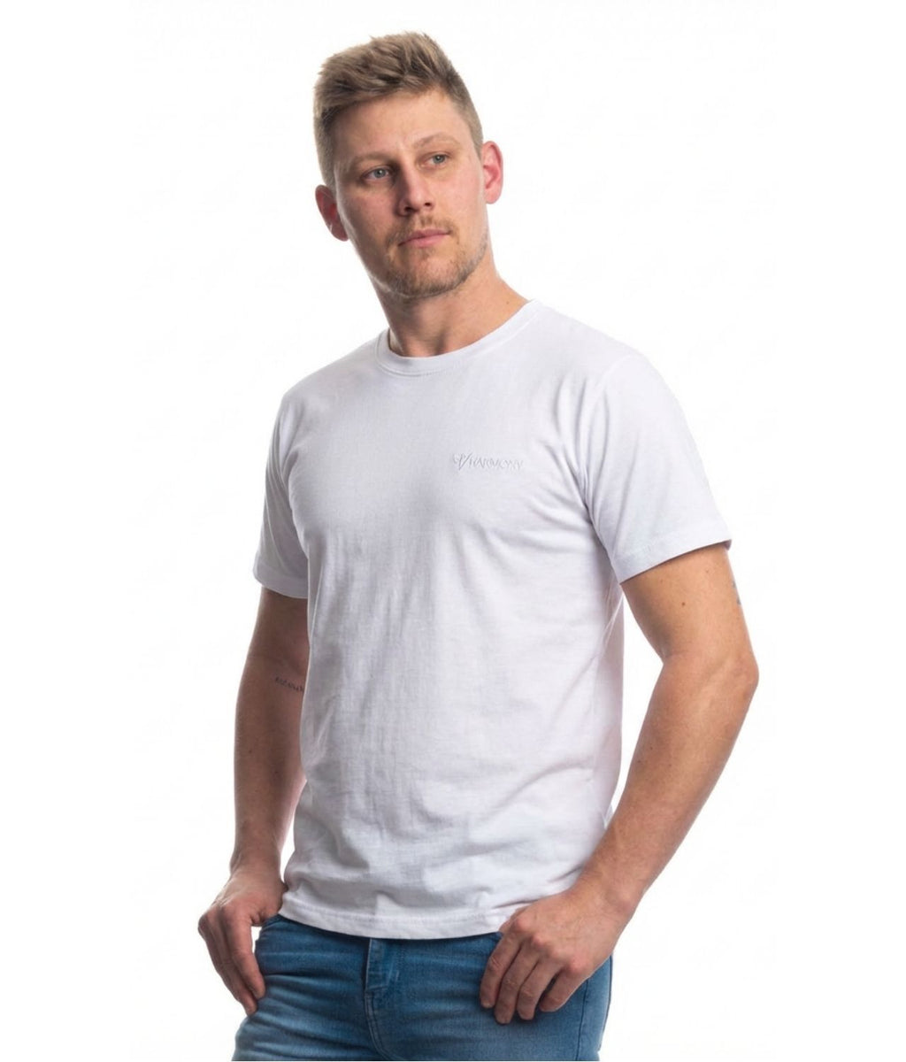 Camiseta Algodão Bordada