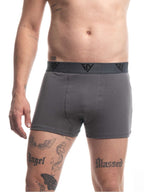 Cueca Boxer Cotton Chumbo Harmony