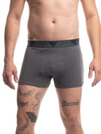 Cueca Boxer Cotton Chumbo Harmony