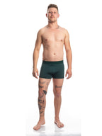 Cueca Boxer Poliéster Verde Harmony