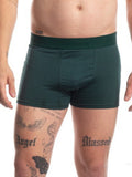 Cueca Boxer Poliéster Verde Harmony