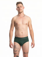 Cueca Slip Cotton Verde Harmony