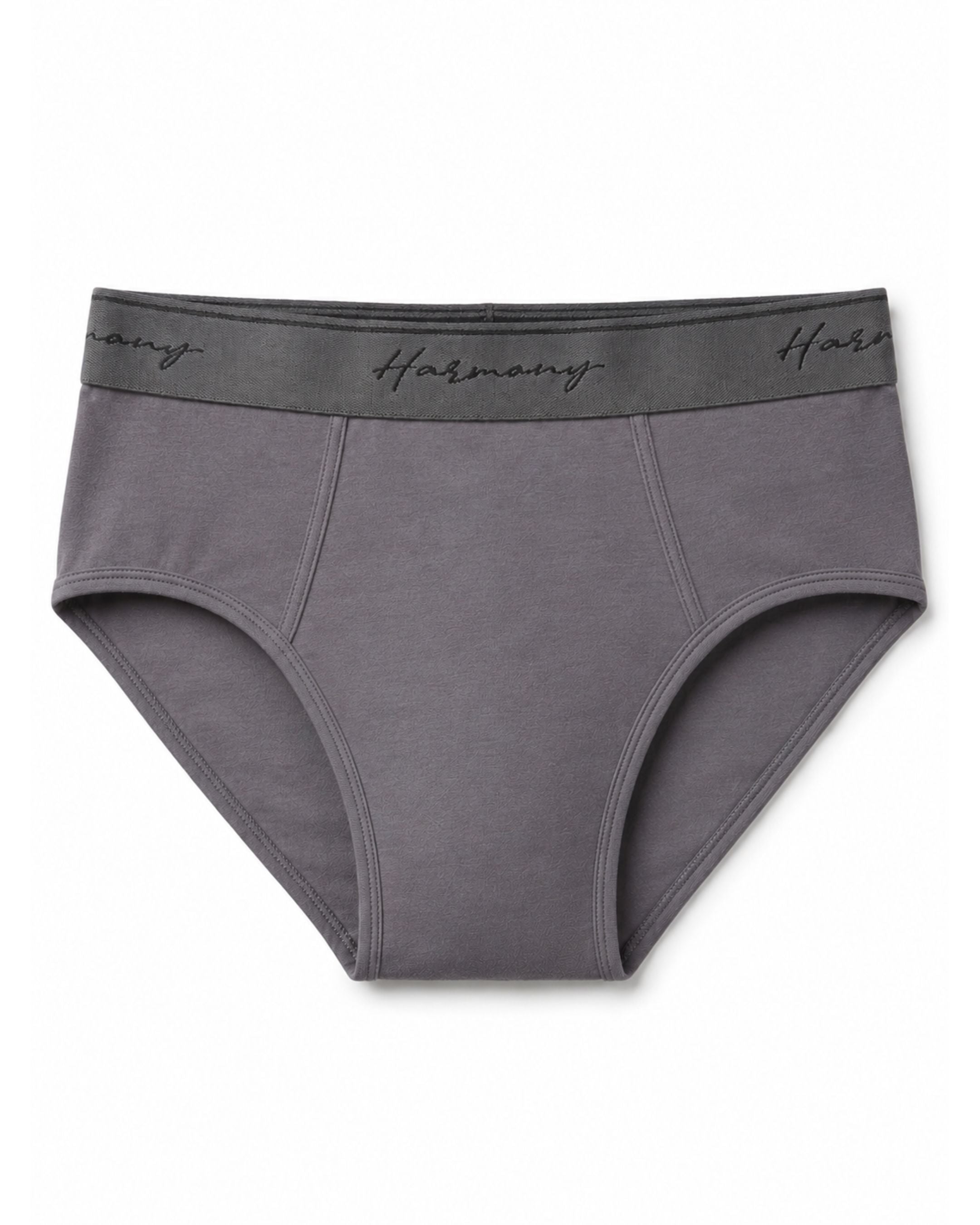Cueca Slip Cotton Chumbo Harmony