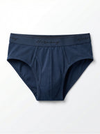 Cueca Slip Cotton Azul Harmony