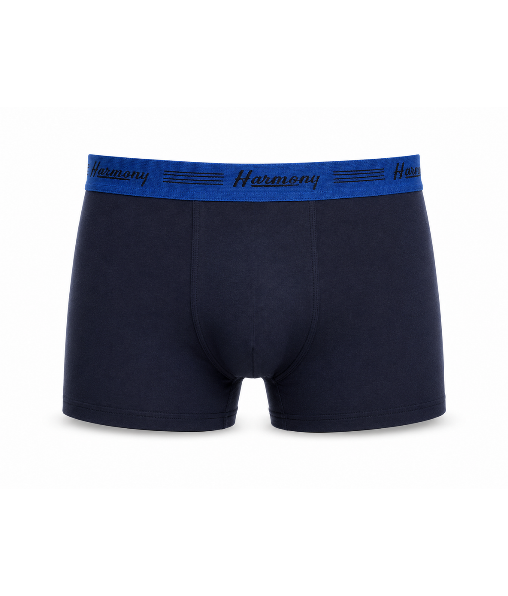 Cueca Boxer Cotton Azul Harmony