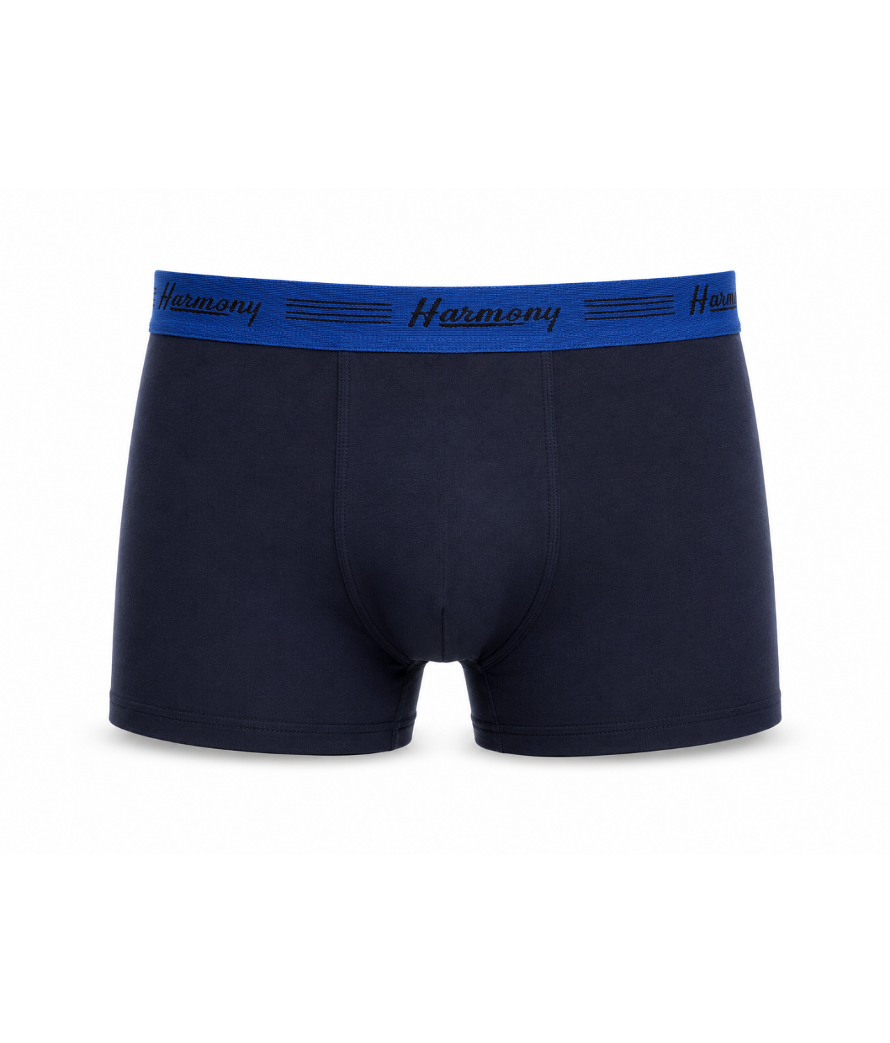Cueca Boxer Poliéster Azul Harmony