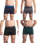Kit 3 Cuecas Boxer Cotton Sortida Harmony