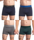 Kit 3 Cuecas Boxer Poliéster Sortida Harmony